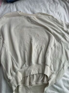 Women's Cream Crewneck Sweater - Everyday Relaxed Pullover